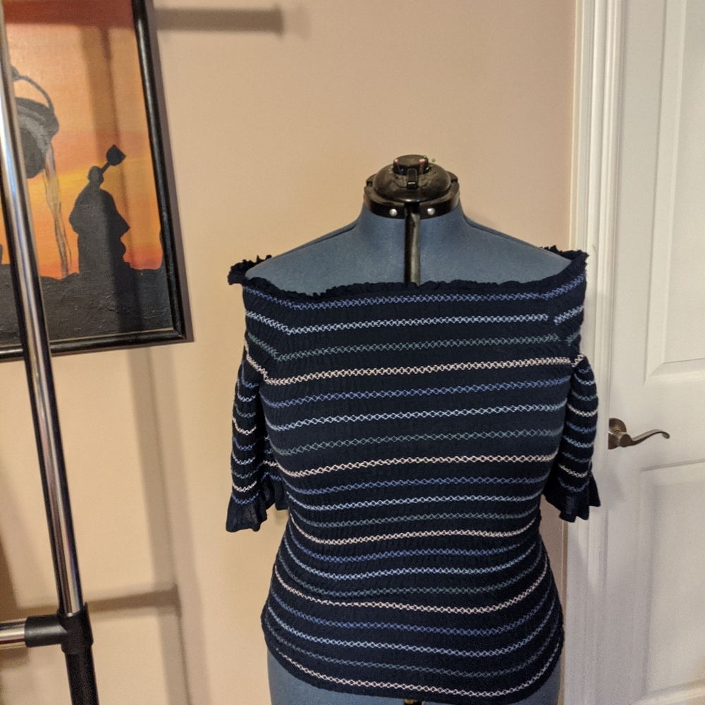 Free people off the shoulder shirt